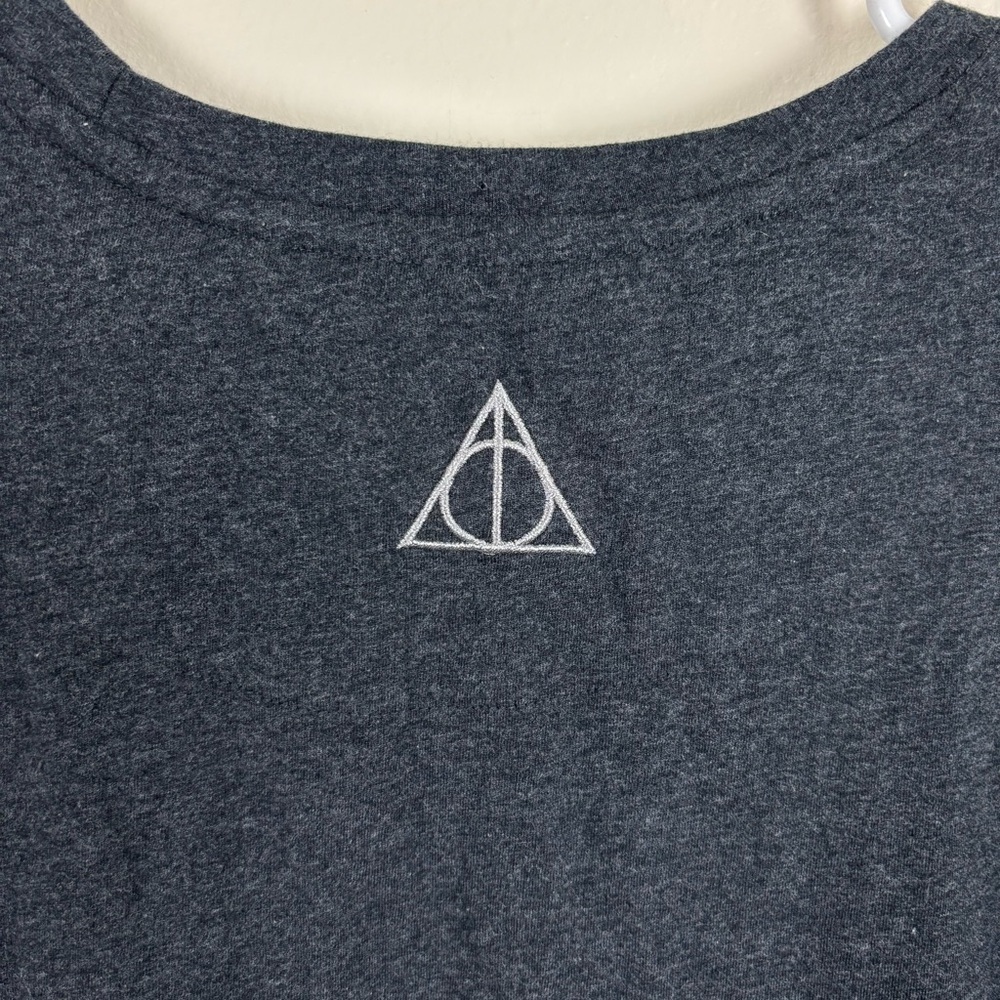 Harry Potter T-Shirt Deathly Hallows Smoky Charcoal Men’s XXL NWT Short Sleeve - Picture 4 of 6